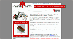 Desktop Screenshot of beadinghearts.ca